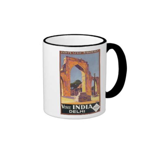 Indian State Railways Visit India Delhi Mug