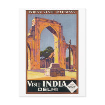 Indian State Railways Visit India Delhi Post Cards