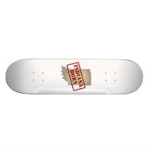 Indiana Born - Stamp on Map Skateboards
