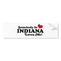 Indiana Bumper Sticker