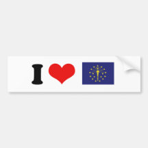 INDIANA BUMPER STICKER