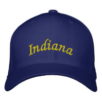 Indiana Embroidered Hat