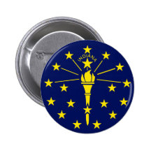 Indiana Flag Button