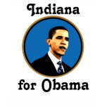 Indiana for Obama Blue State T-Shirt