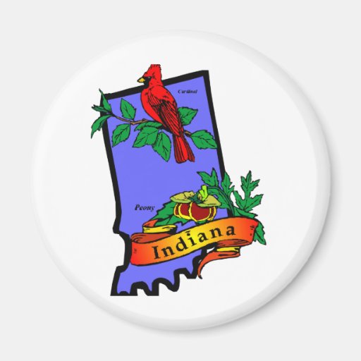 Indiana Fridge Magnets