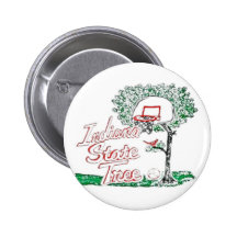 Indiana high school basketball pinback button