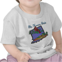 Indiana hoosier Cardinal Peony T-shirt