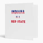 Indiana Is a Red State Binders