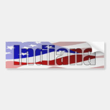 Indiana Pride Bumper Sticker