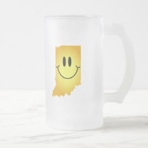 Indiana Smiley Face Coffee Mug