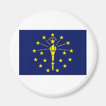 Indiana State Flag Magnets