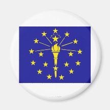 Indiana State Flag Magnets