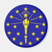Indiana State Flag Magnets