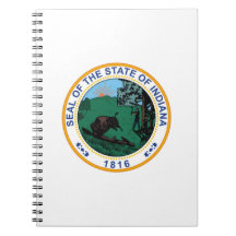 Indiana State Seal Note Books