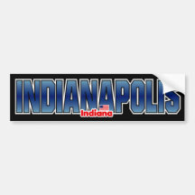 Indianapolis Bumper Bumper Stickers