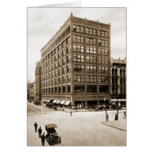 Indianapolis Indiana L.S. Ayres Department Store Greeting Card