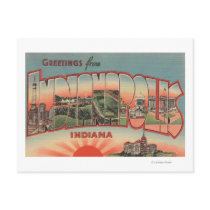 Indianapolis, Indiana - Large Letter Scenes 2 Post Cards