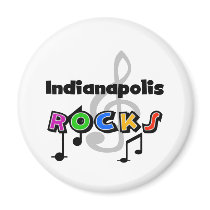 Indianapolis Rocks Magnets