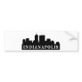 Indianapolis Skyline Bumper Sticker