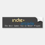 Indie Arcade: The Best Games You've Never Played Bumper Stickers