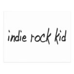 Indie Rock Kid Postcard