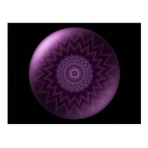 Indigo Chakra Postcard