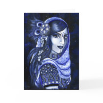 Indigo Greeting Card