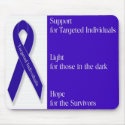 Indigo Ribbon Mouse Pad mousepads