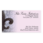 "indigo/rose" iron fleur de lis Custom Business Ca Business Card