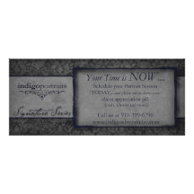 indigo silver 4x9 card family announcement