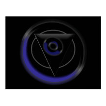 Indigo Symbol Post Cards