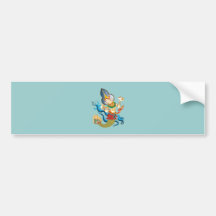 indische Meergöttin indian sea goddess Auto Aufkleber