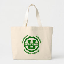 "Indoctrinate U" Radiation Logo Canvas Boat Bag