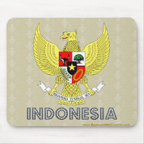 Indonesia Coat of Arms Mousepad