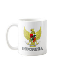 Indonesia Coat of Arms Coffee Mugs