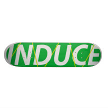 INDUCED YLLW STCKS CUSTOM SKATE BOARD