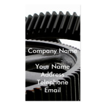 Industrial Gears Business Card Templates