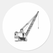 Industrial Lifting Crane Sticker