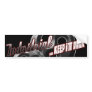 Industrial music t shirt hat clothes stickers MM Bumper Sticker