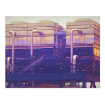 Industrial Platform postcard
