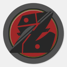 industrial Zen Logo Stickers