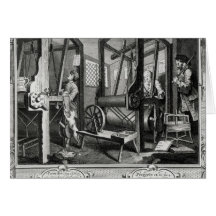 Industrie et oisiveté cartes de vœux
