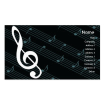 Industrie musicale cartes professionnelles