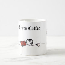 ineedcoffee, I need Coffee Mugs