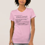 Ineffective Coping R/T Nursing School stress T-shirt