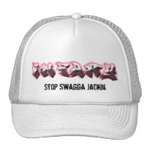 Infamy Wht Cap: Stop swagga jackin! Trucker Hats