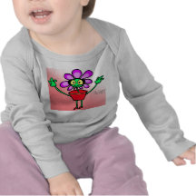 infant long sleeve t-shirt "flower"