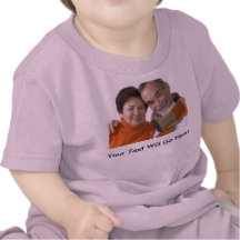 Infant Shirt With Custom Photo and Text