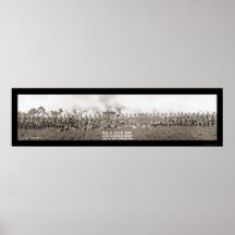Infantry Camp Canton OH Photo 1917 Poster