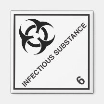 Infectious substance magnet